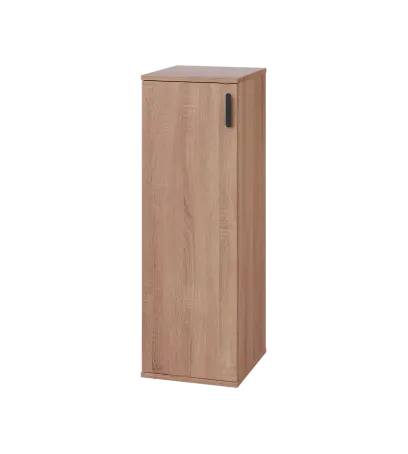 LN 3 - 3D kancelářská skříň, 1-dveřová, levá, 1107x360x400, dub bardolino